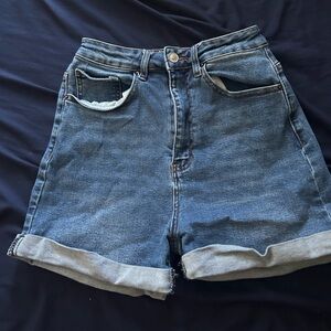 Wax Jean Classic Blue Jean Shorts
